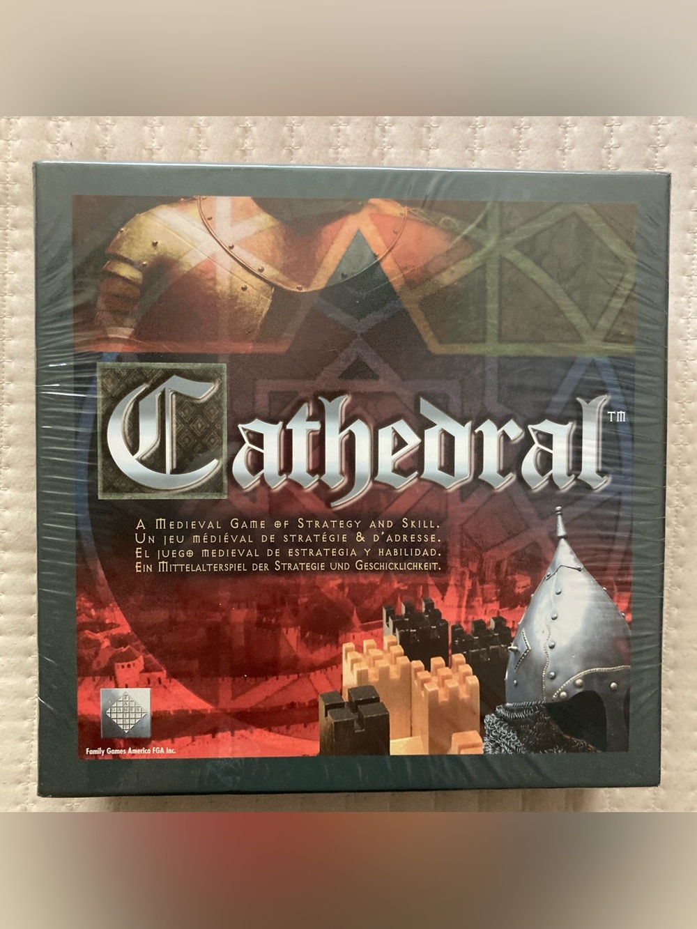 Family Games America Cathedral Medieval Strategy Board Game 2+ Players Ages 8+